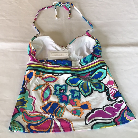 Trina Turk Mandalay Tankini Top 4 and 6 NWT - Picture 6 of 10